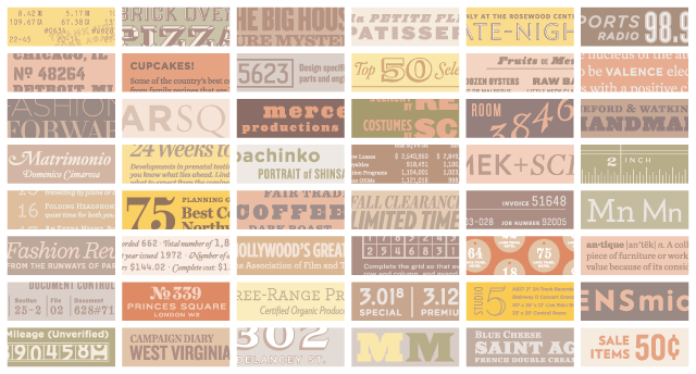 H&FJ; Catalog artwork: digital typefaces, 2009 Design firm: Hoefler & Frere-Jones H&FJ; Catalog artwork: digital typefaces, 2009 Design firm: Hoefler & Frere-Jones