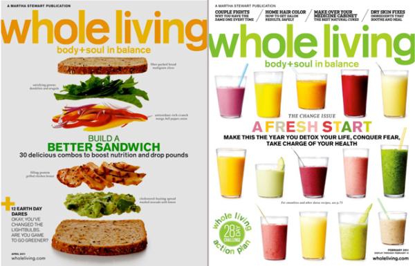 Whole Living covers Whole Living covers