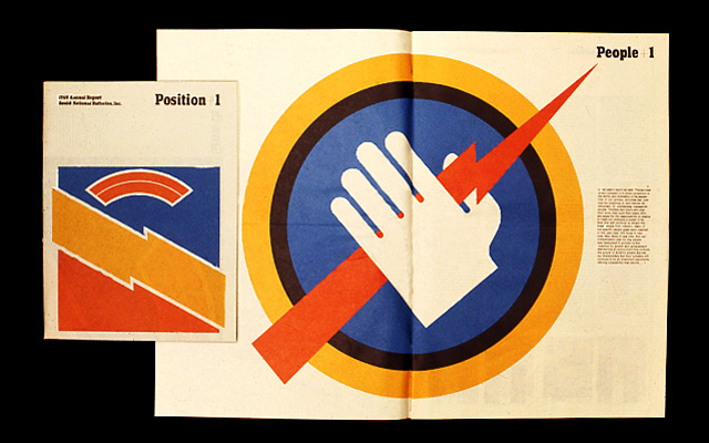 Spread from Gould, Inc. identity program designed by Robert Vogele Spread from Gould, Inc. identity program designed by Robert Vogele