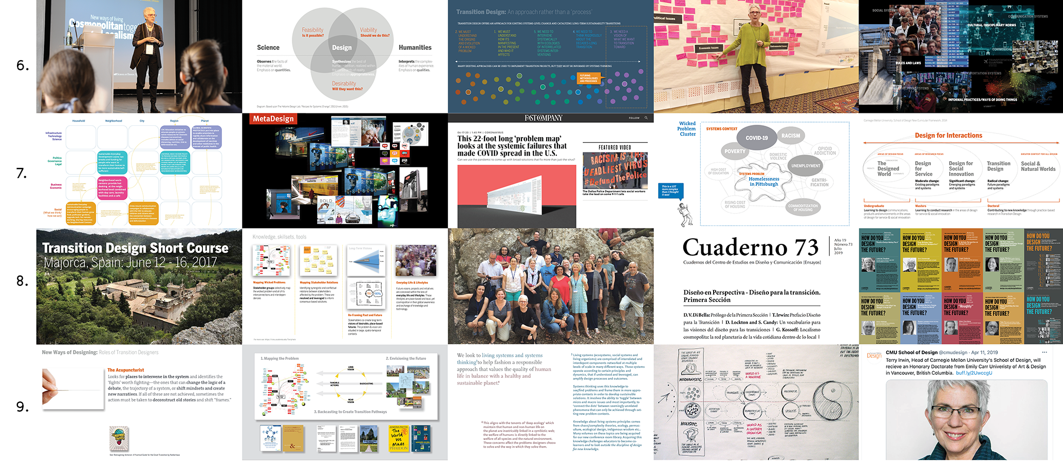 Image Mosaic Rows 6–9. Image Mosaic Rows 6–9. Captions at the end of the essay.